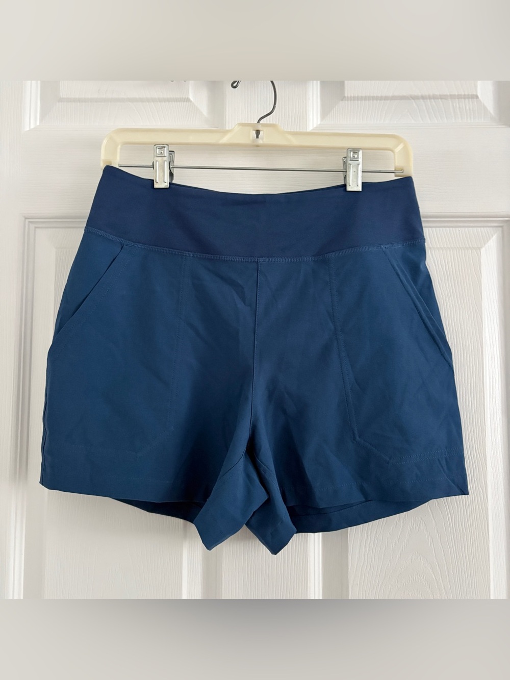 NWT Patagonia Women’s Happy Hike Shorts Storm Blue 4 in. Inseam